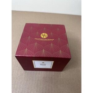 Huntington Home Spiced Cider Red Jar Candle Single Wick Scented Medium 7.4oz